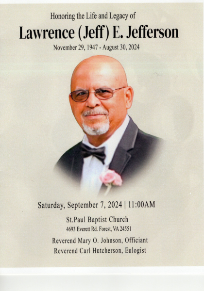 Lawrence Jefferson DHS-'66