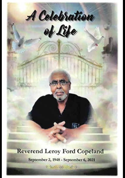 Rev. Leroy Ford Copeland DHS-'67! Rev. Leroy Ford Copeland DHS-'67!