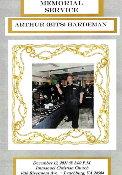 Arthur "Bits" Hardeman DHS-'65!