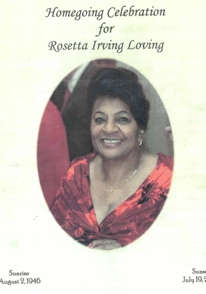 Rosetta Irving Loving
