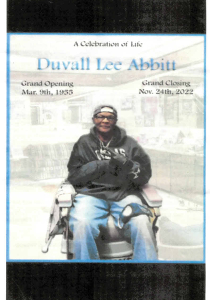 Duvall Lee Abbitt