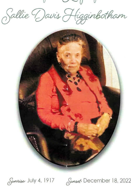 Sallie Davis Higginbotham