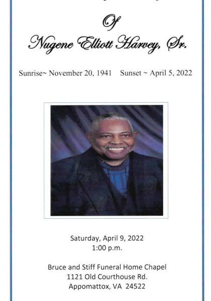 Nugene Elliott Harvey Sr. founder/owner of Harveys Place the Southside Country Club! Nugene Elliott Harvey Sr. founder/owner of Harveys Place the Southside Country Club!