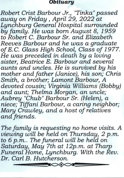 Robert Barbour Jr.-obituary
