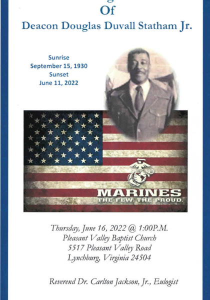 Deacon Douglas Duvall Statham Jr.