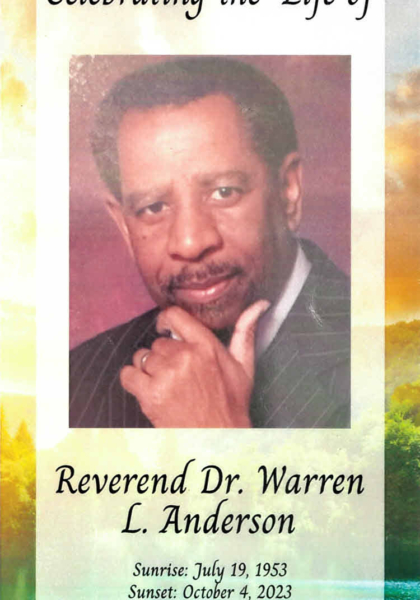 Rev Dr. Warren Anderson