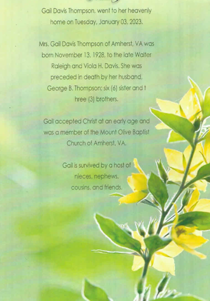 Gail Davis Thompson-obituary