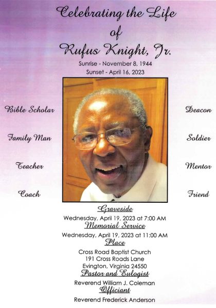 Rufus Knight Jr.