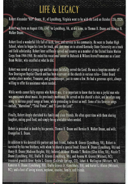 Robert Alexander "Rip" Deane-obituary