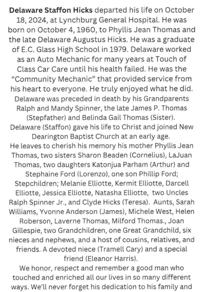 Delaware Staffon Hicks-obituary