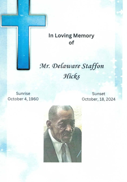 Delaware Staffon Hicks ECG-'79