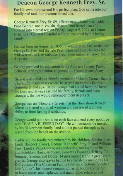 Deacon George Kenneth Frey