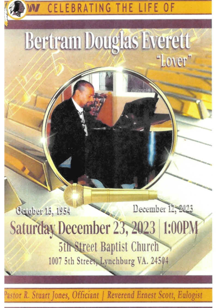 Bertram Douglas "Lover" Everett ECG-'73