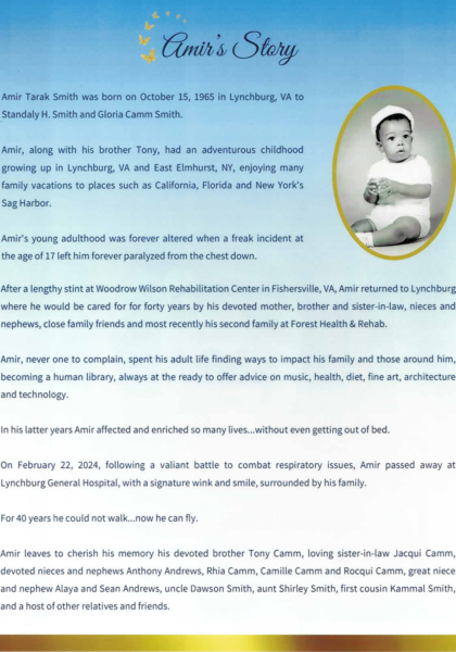 Amir Tarak Smith-obituary