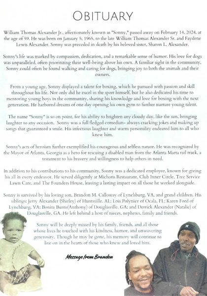 William Thomas "Sonny" Alexander Jr.-obituary