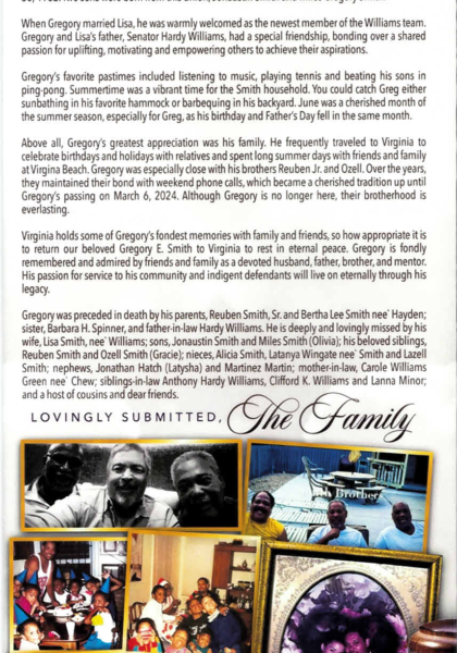 Judge Gregory E. Smith-obituary pt. II