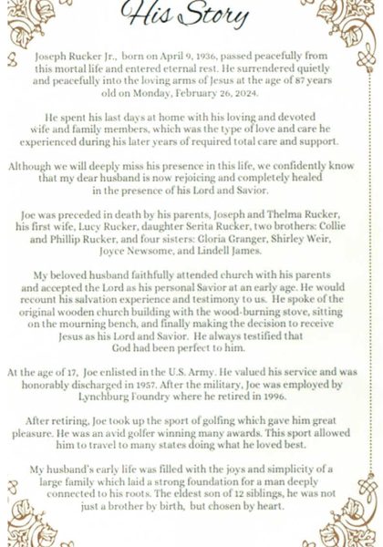 Joseph Rucker Jr-obituary