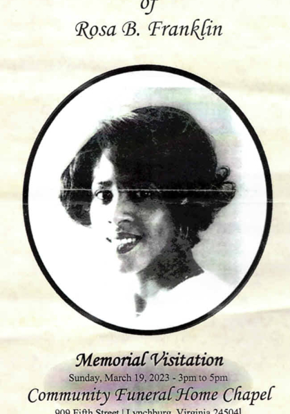 Rosa Burford Franklin DHS-'66