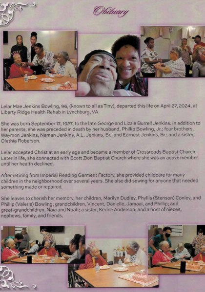 Lelar Mae Jenkiins Bowling-obituary