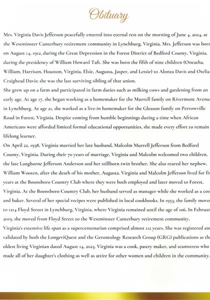 Virginia Jefferson-obituary