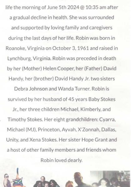 Robin Suzanne Stokes-obituary