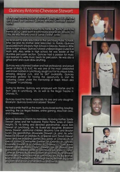 Quincey Antonio Chevasse Stewart-obituary