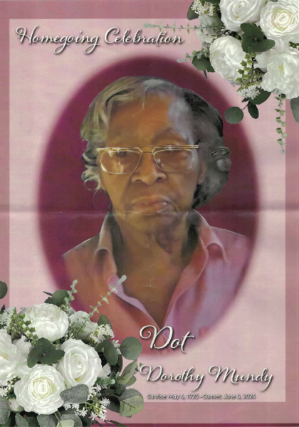 Dorothy Ernestine "Dot" Brown Mundy