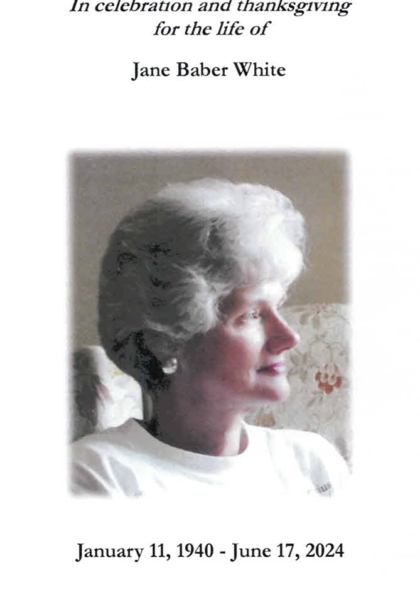 Jane Baber White ECG-'58