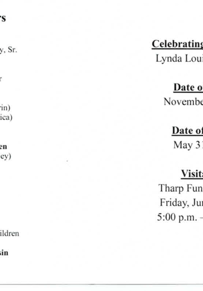 Lynda Louise McCray-obit