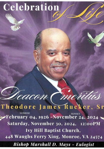 Deacon Emeritus Theodore James Rucker Sr.