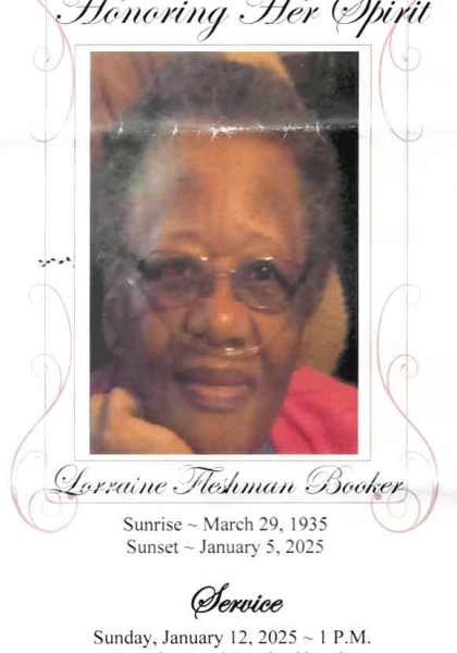 Lorraine Fleshman Booker CPHS-'53