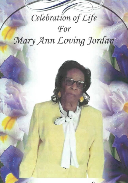 Mary Ann Loving Jordan