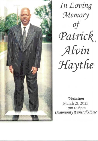 Patrick Alvin Haythe-ECGHS-'71