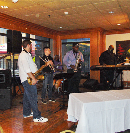 The band entertaining all!
