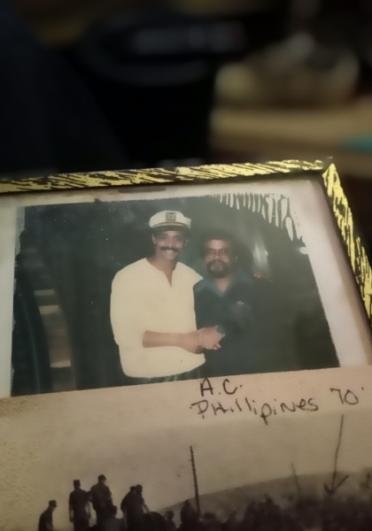 Allen Crumwell DHS-'68, serving back in 1970 with future singer Ray, from Ray Goodman & Brown Allen Crumwell DHS-'68, serving back in 1970 with future singer Ray, from Ray Goodman & Brown!