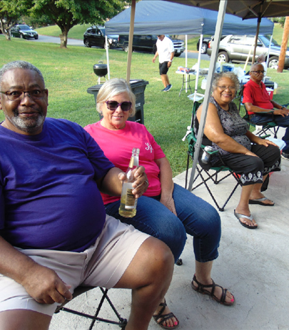 Robert Shaw, wife Kim, Odessa Hubbard, Reggie Williams!