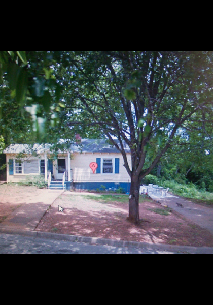 House near the footbridge! "Accused"