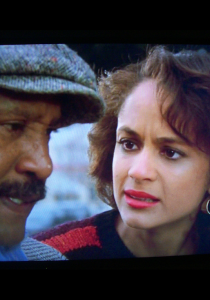 Ms Tibbs and her father in "Intruders!" Ms Tibbs and her father in "Intruders!"