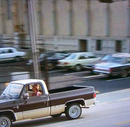 The building in front of the hardware store! The building in front of the hardware store!