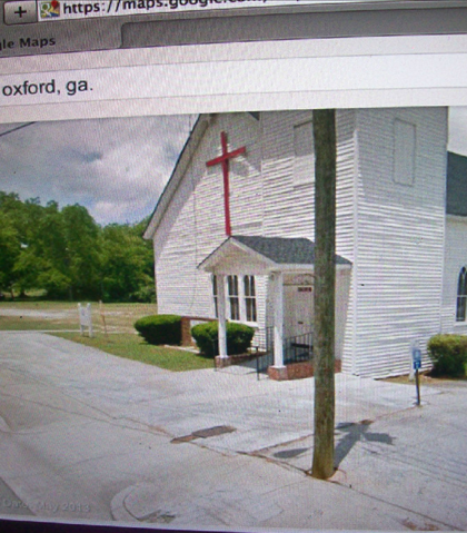 The church, minus the "bottoms" in the background! The church, minus the "bottoms" in the background!