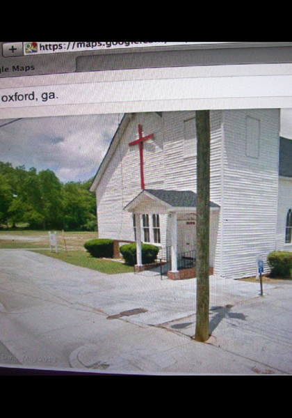 The church, minus the "bottoms" in the background! The church, minus the "bottoms" in the background!