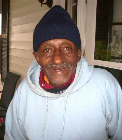 James Flemming, recently moved back to Lynchburg and living on Buchanon St.
