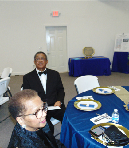 Here is the M.C. Mr. Robert Cox, and his wife Beatrice! Remember, Mr. Cox was a former teacher at Dunbar high School!