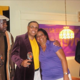 Abraham and Karen join everyone at the Quality for part II of the "Last Poets" Celebration! The DHS Class of '69 joined in! Abraham and Karen join everyone at the Quality for part II of the "Last Poets" Celebration! The DHS Class of '69 joined in!