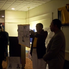 Abraham presenting the team at the dance! Abraham presenting the team at the dance!