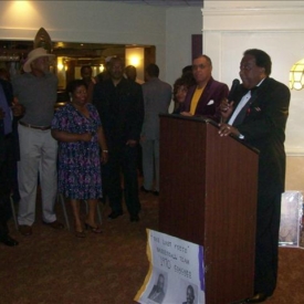 Mr. Stemps was the MC for a presentation to the guest of honor Ms. Waters! Mr. Stemps was the MC for a presentation to the guest of honor Ms. Waters!