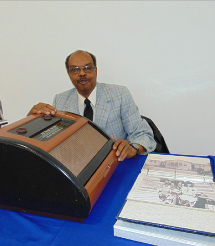 I brought a few of my phonographs for listening to music back in the day!