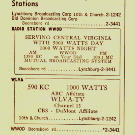 Wow...we have two radio stations to choose from!