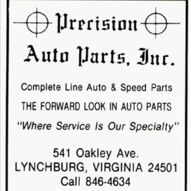 This was one of the only a few auto parts stores!