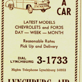 There was only one rent-a-car company in the area! Someone could have made a killing in this venue?